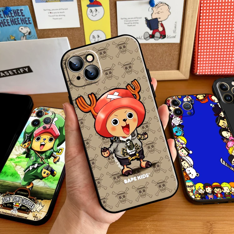 

Anime One Piece Tony Tony Chopper For Apple iPhone 13 12 11 Pro 12 13 Mini X XR XS Max SE 6 6S 7 8 Plus Phone Case TPU Soft