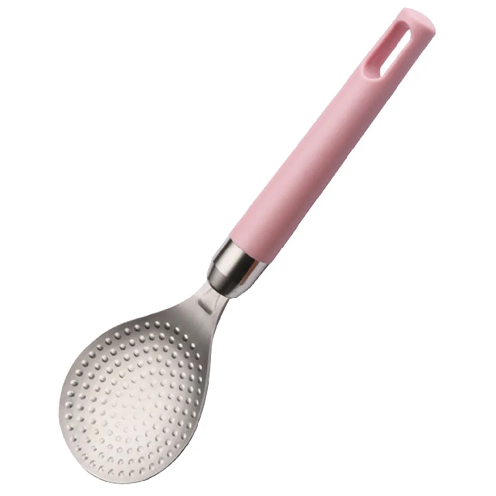 

Rice Spoon Paddle Serving Scoop Stainless Soup Utensils Kitchen Spoons Metal Ramen Spatula Stick Non Tools