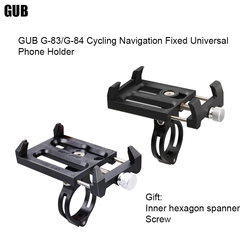 

gUB G-83/G-84 Bicycle Engineering Plastic Mobile Phone Holder Mobile Phone Stand Cycling Navigation Fixed Universal Holder
