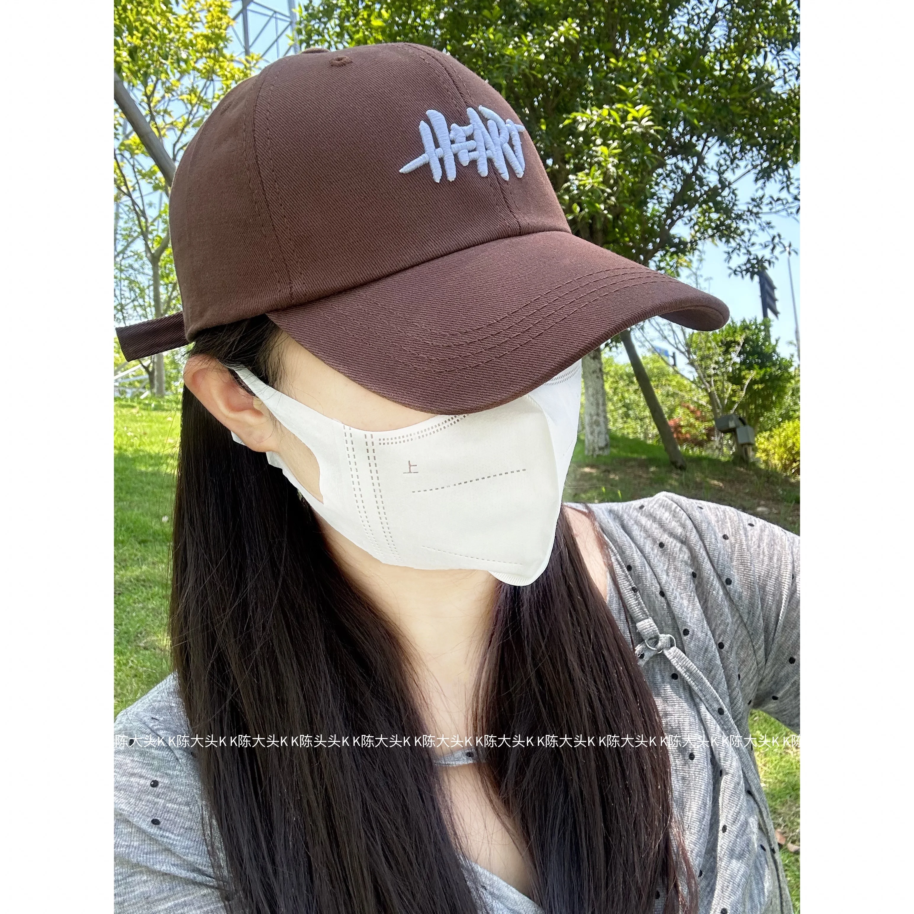 Американская улица Ретро Versitile модная бейсболка с вышитыми буквами женская