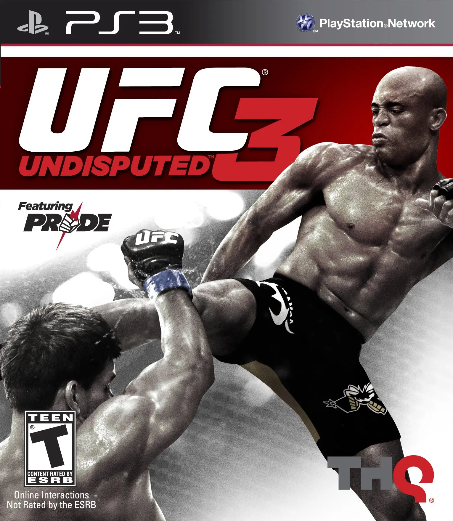 UFC 3 бесспорная PS3 Playstation дисковая версия видеоигровой контроллер игровая станция