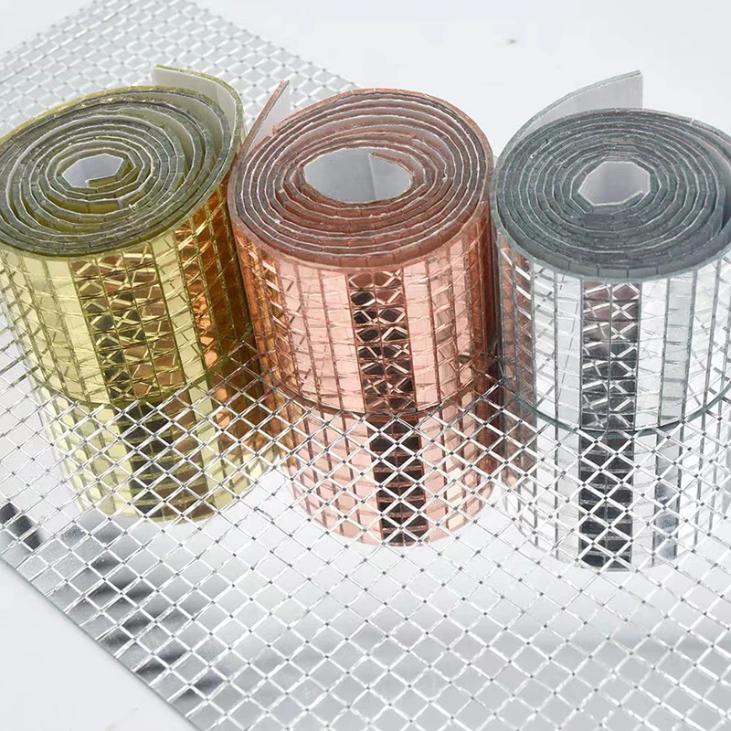 480 шт., квадратные мозаичные наклейки для творчества, 4 х30 см