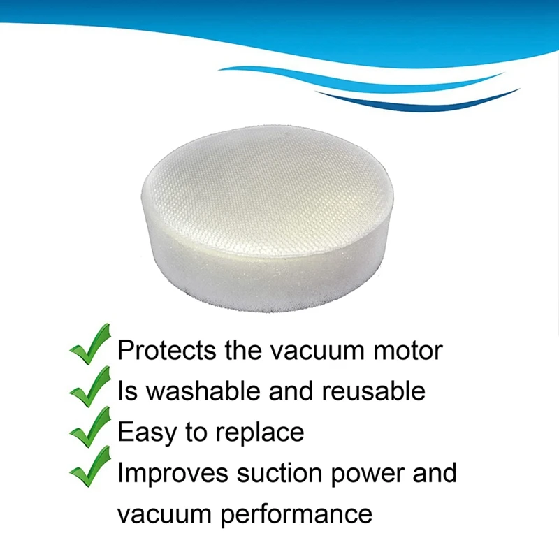 6 упаковок многоразовых поролоновых фильтров для Hoover Platinum Stick and Hand Vac Linx