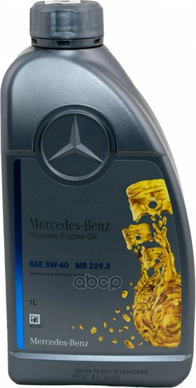Масло Моторное Синтетическое &quotGenesis 5w 40&quot 1л MERCEDES BENZ арт. A0009892007 11FAER|Детали для