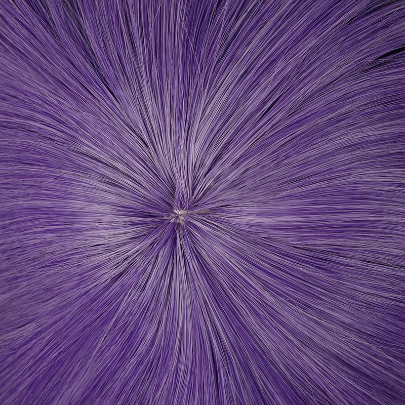 Парик для косплея аниме Soshiro Hoshina 30 см короткие черные фиолетовые смешанные цвета