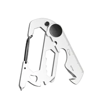 stainless steel emergency edc gadget mini outdoor multi function combination tool portable portable keychain