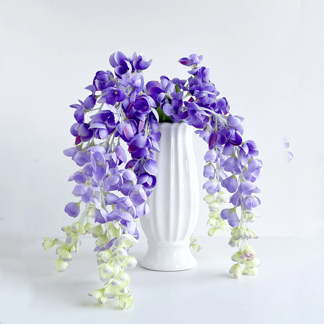 

Artificial Wisteria Flower European Style Home Party Valentine's Day Decoration Arrangement Pendulous Wedding Ornaments 2022 New