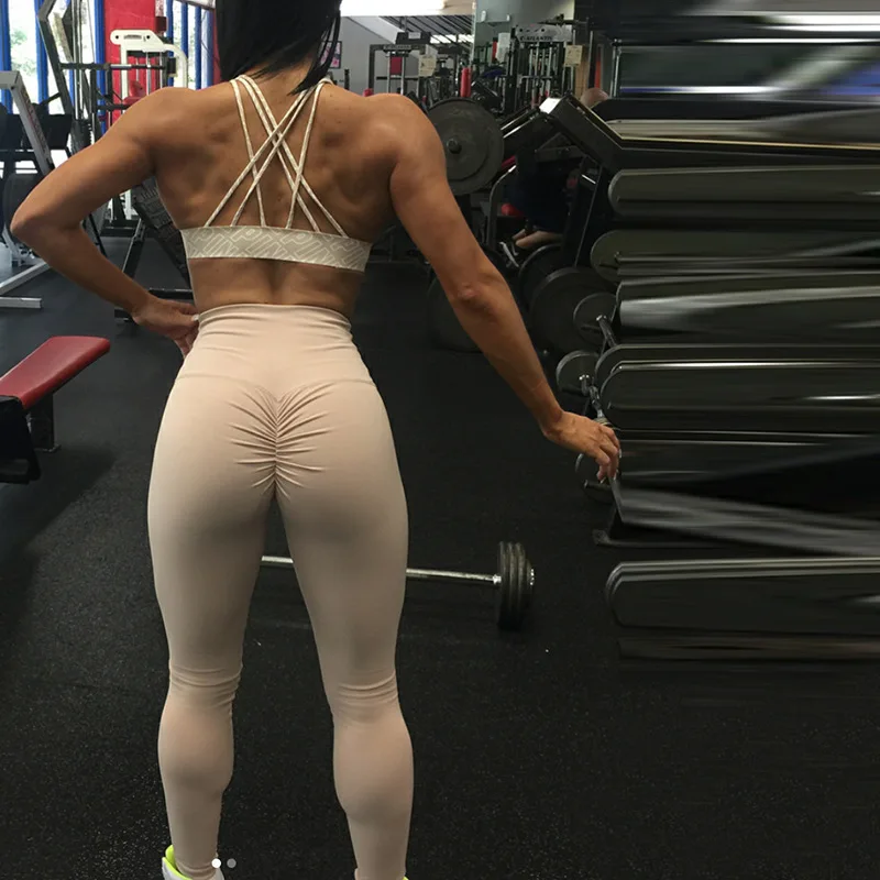 

Yoga Leggings Sport Women Fitness Hip-lifting and High-waist Folding Movement Pants, Fitness Pants, Women's Bottom Yoga Clothes