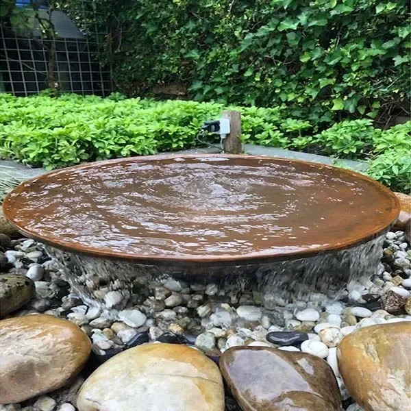 Идеи цветов воды на открытом воздухе в помещении укороченные стальные фонтаны