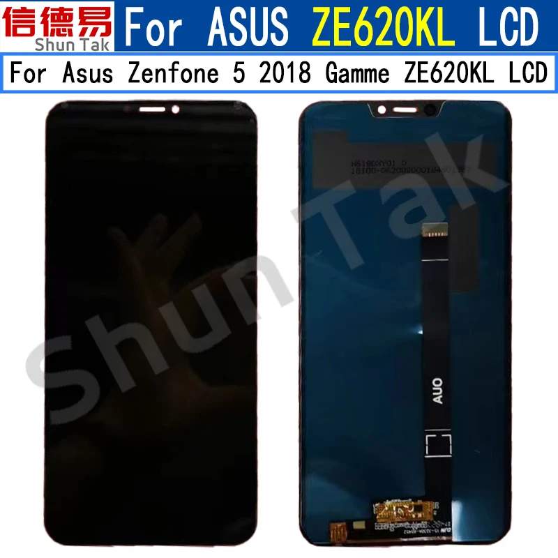 

New For Asus Zenfone 5 2018 Gamme ZE620KL LCD Display Touch Screen Digitizer Assembly Replacement Parts For ASUS 5z ZS620KL