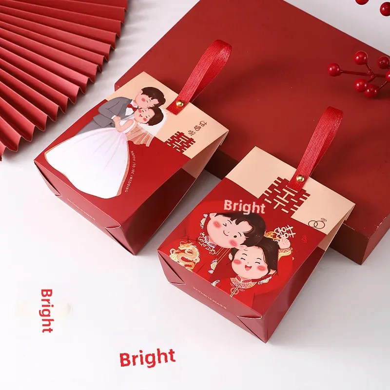 Новая мультяшная свадебная коробка конфет ручная сумка для сделай сам украшения