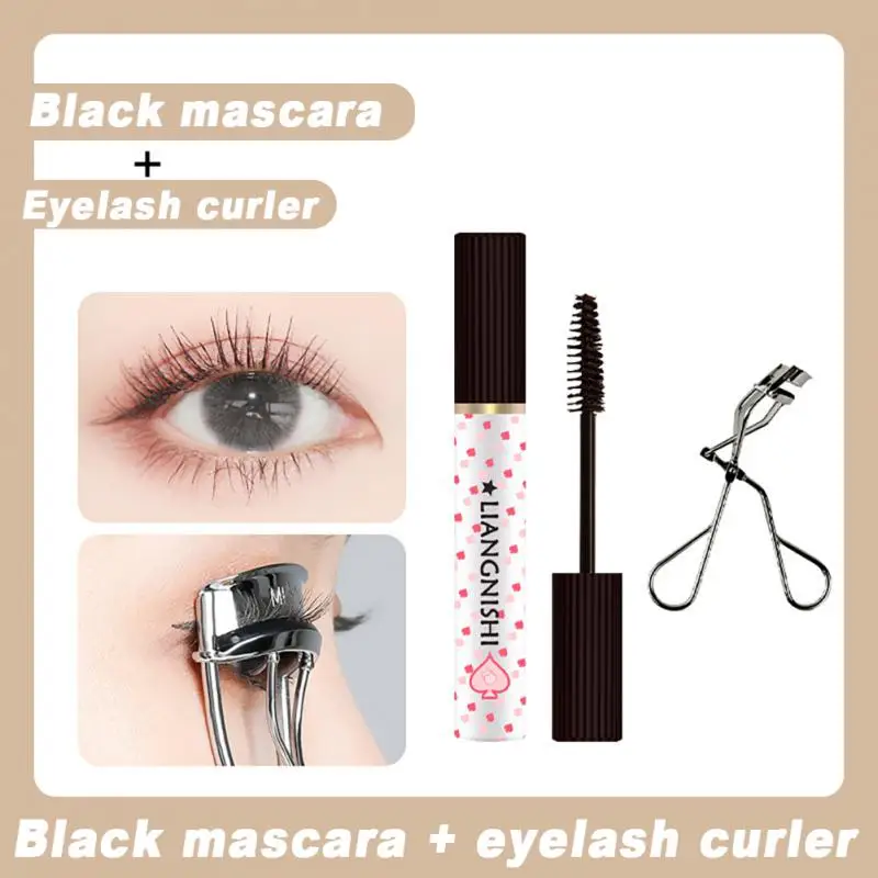 

Black Brown Mascara Lengthens Eyelashes Waterproof Long-lasting 4D Silk Fiber Mascara Lash Curling Extension Cosmetics Makeup