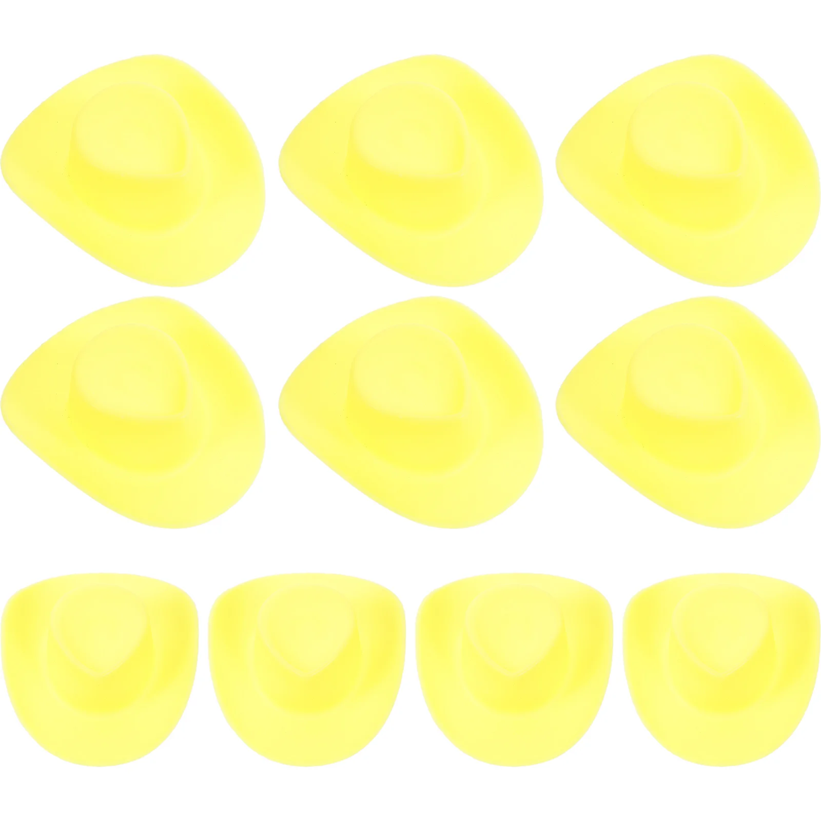 

10 Pcs Mini Hat Cake Decorating Supplies Plastic Hats Accessories Tiny Adorable Craft Delicate Miniature