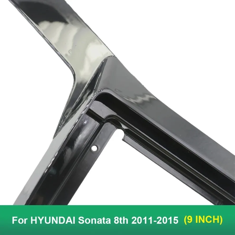 Фото 9-дюймовая автомобильная аудиорамка для Hyundai Sonata YF 2011 2012 2013 2014 2015 Android, панель установки автомобильного радио №4