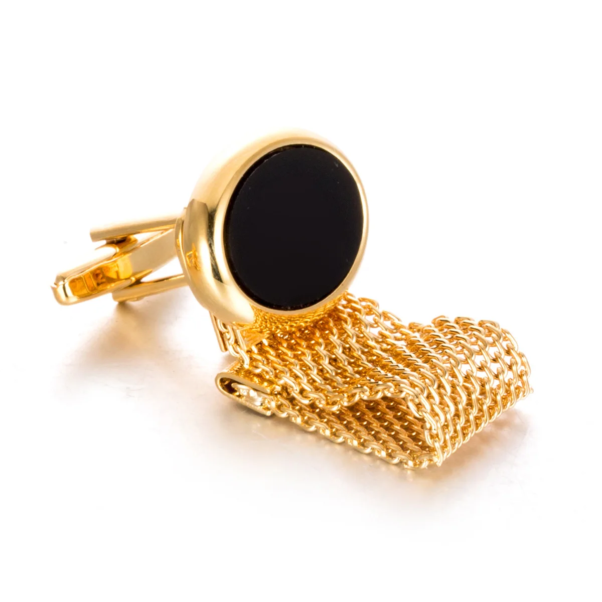 Cufflinks for Men TOMYE XK21S043 High Quality Luxury Chain Ellipse Gold Formal Business Casual Cuff Links Button Wedding Gift