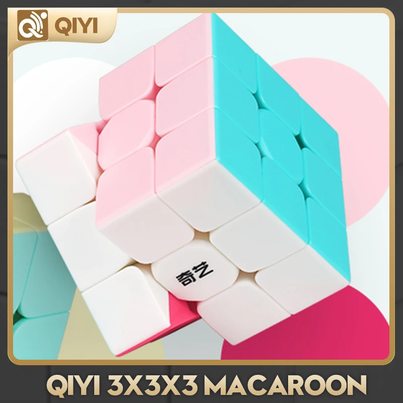 Qiyi неоновая серия магический куб Makaron головоломка игрушка для декомпрессии