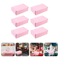 6pcs portable moving boxes decorative packing boxes lovely shipping boxes express packing boxes for packing delivery express