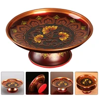 tray bowl plate offering temple sacrificebowls smudging metal tinplateindian tibetan blessing fruit meditation auspicious holy