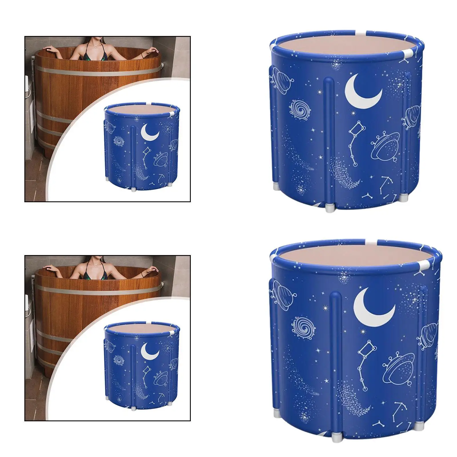 Ванна для замачивания ведро купания портативная отдельно стоящая