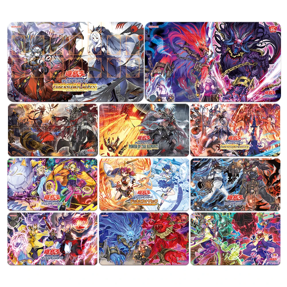 

Yugioh Playmat with Zones Unchained Soul Branded Mikanko P.U.N.K Playmat Trading Card Game Mat TCG OGC CCG Yu-Gi-Oh Mat-D0001