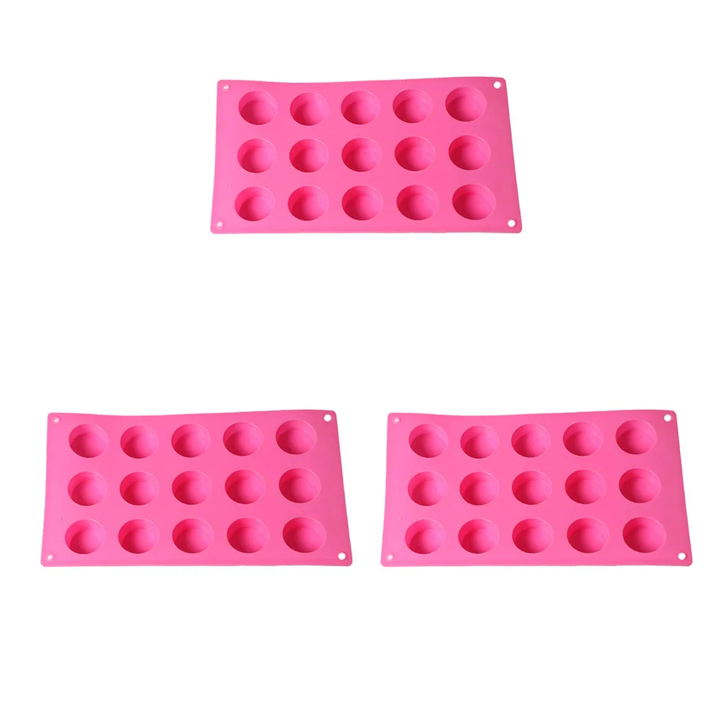 

3 шт., силиконовые формы для маффинов, 15 дюймов