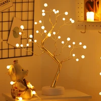 decorative tabletop lighted silver tree fairy lamp fairy night light 50cm 108led batteryusb operated living room bedroom deco
