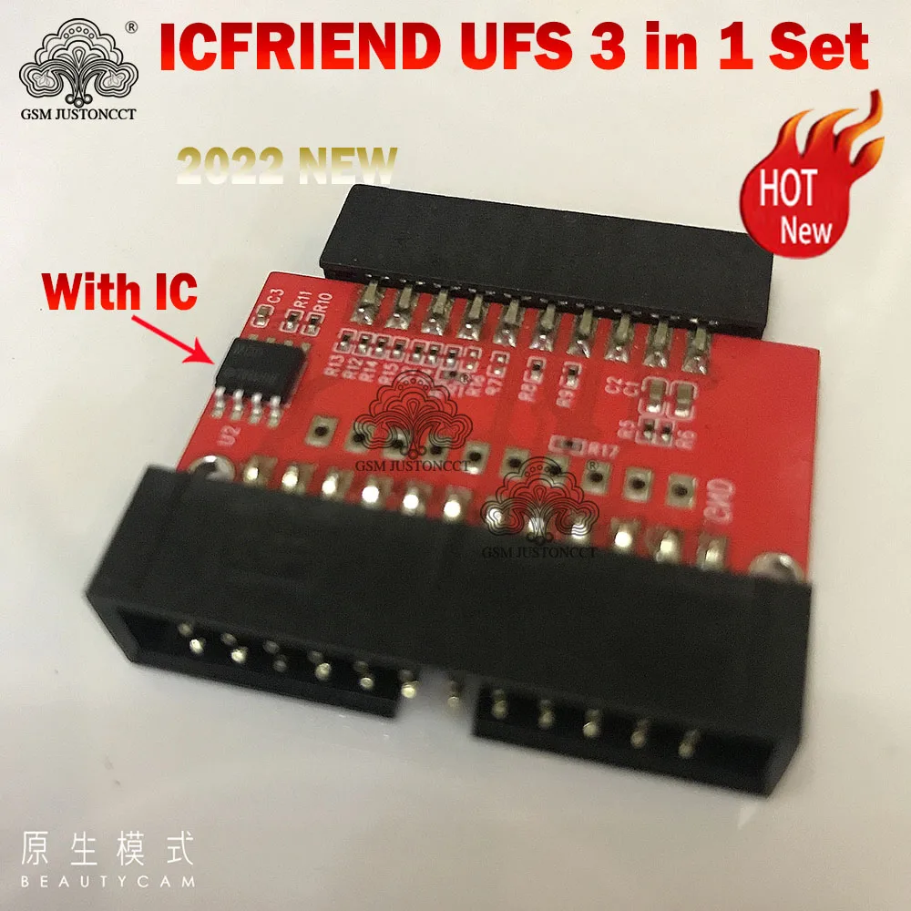 Новинка 2022 оригинальные UFS разъем адаптера ICFriend ICs-UFS 3 в 1 с поддержкой BGA254 BGA153 BGA95