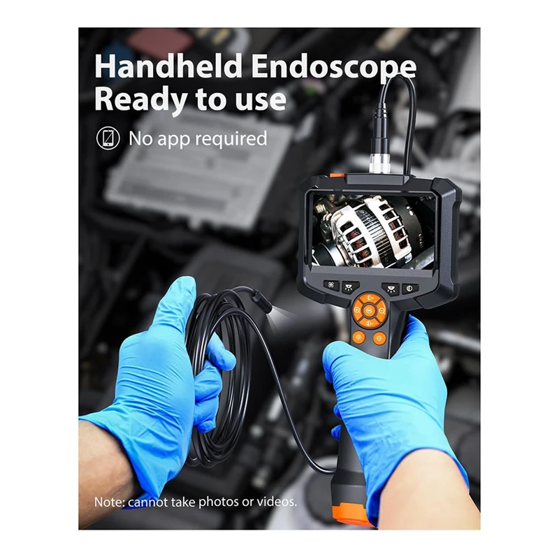 

Portable Endoscope Camera With Light-4.3Inch IP67 Waterproof Endoscope With 16.5Ft Cable