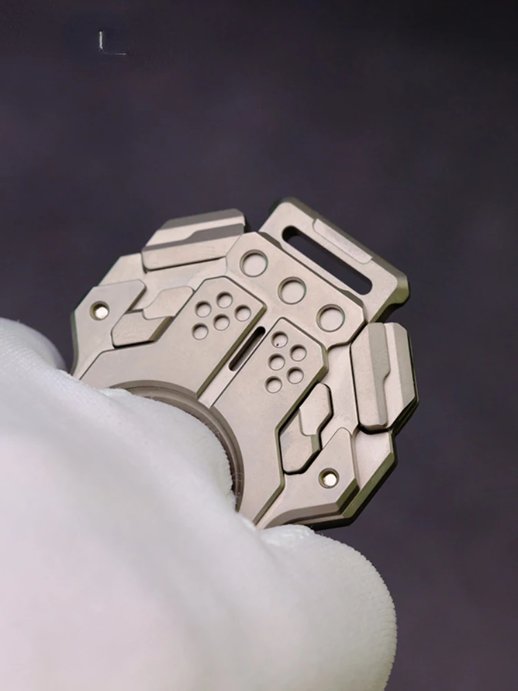 Expedition Fingertip Gyro Zirconium Titanium Alloy Decompression Men's Metal Portable Toy Gift EDC enlarge