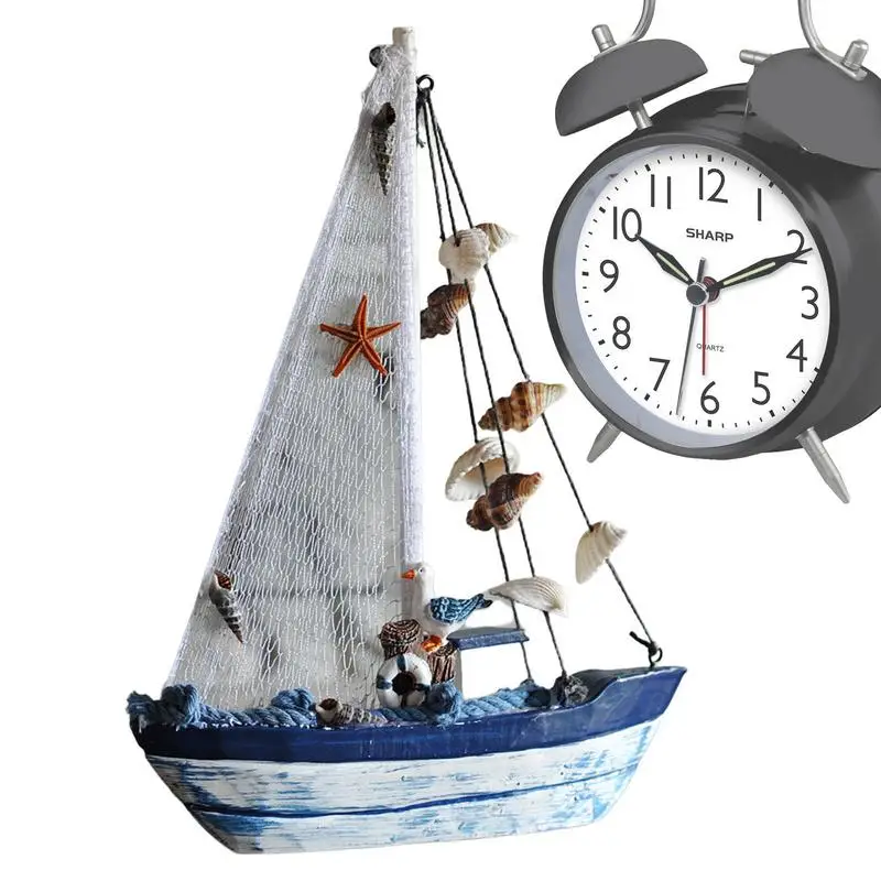 

Sailing Boat Decor Wood Decor Miniature Sailing Boat Model Nautical Fishing Boat Ornament Home Decor For Nursery Party Bathroom