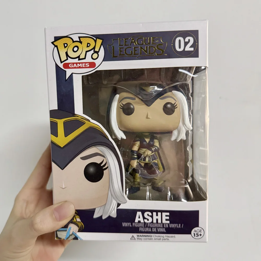 Фото Новые поступления Игры Funkos ARCANE Leagues Legends Ashe # 02 Ли Сина # Браум 03 # 04-Треш # 07 Виниловые фигурки поп-игрушки №2
