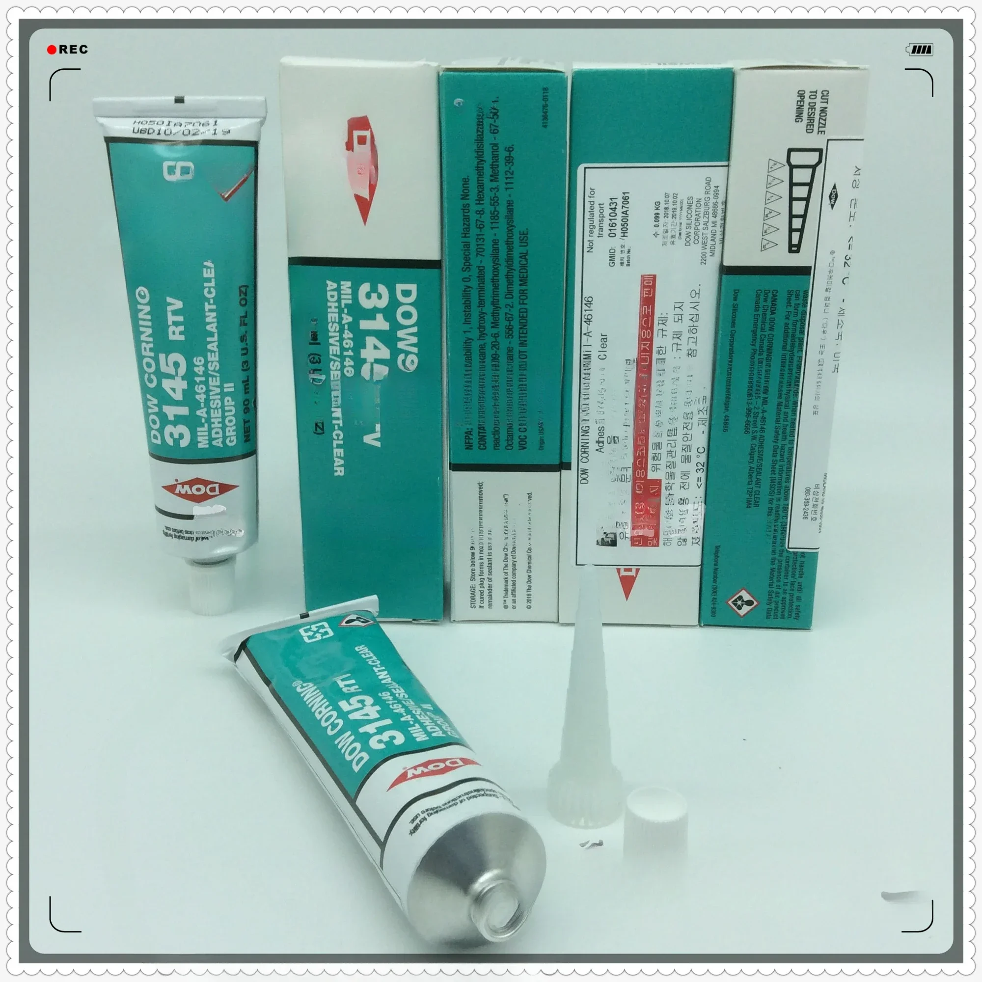 Прозрачный герметик для RTV DC3145/DOWSIL 3145