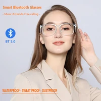 new bluetooth smart glasses men and women headphones music wireless sunglasses anti blue light suitable for game driving travel