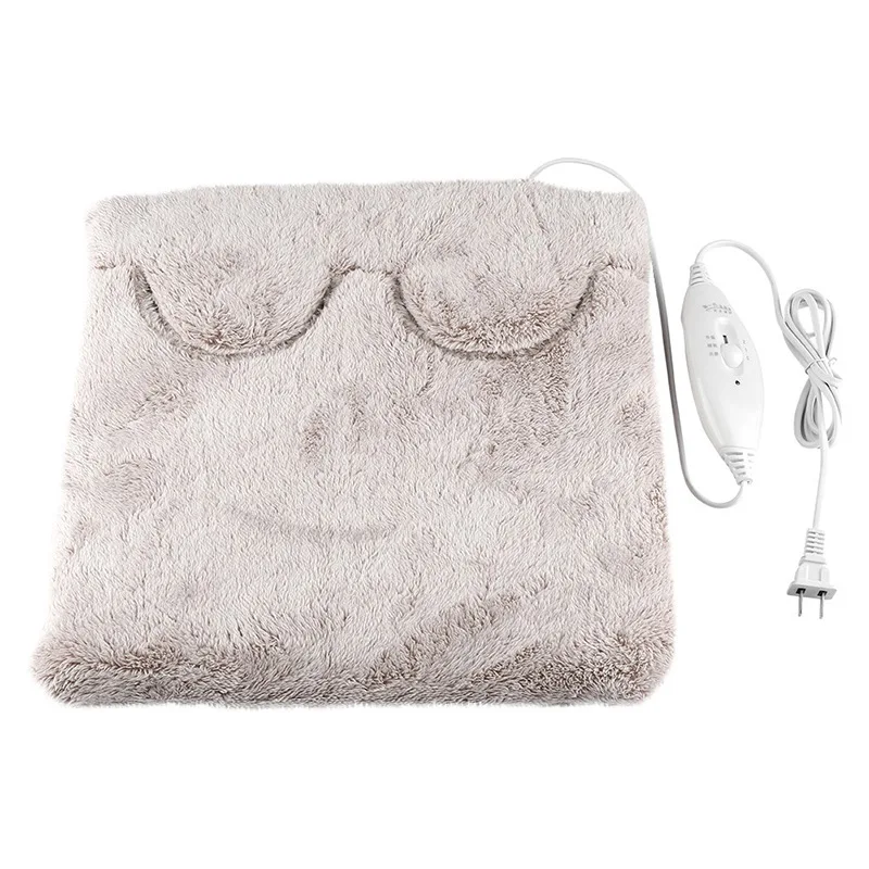 

Electric Heating Foot Pad With Plug Household Washable Soft Plush Foot Warmer Heater Winter Feet Warming Mat 38x38cm 2 Colors