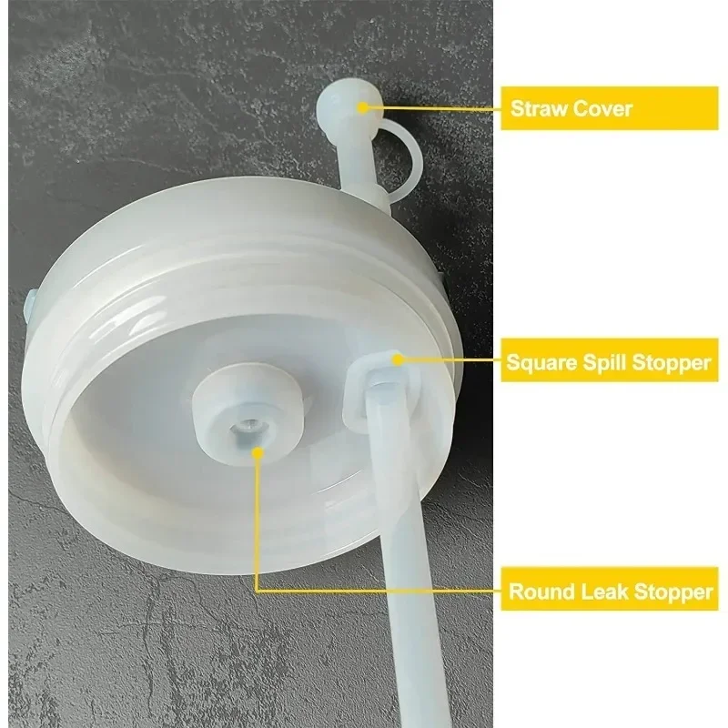Силиконовая пробка с защитой от проливания набор из 9 штук совместимая чашкой