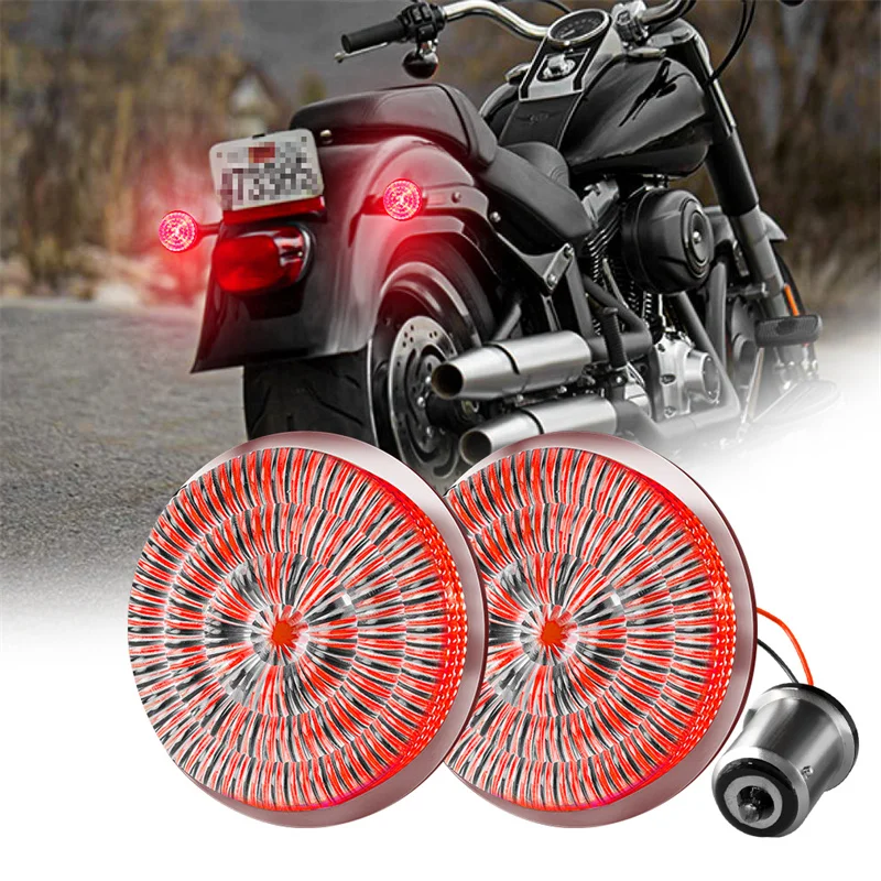 1157 передний Янтарный Белый Φ сигнал поворота 1156 конверсии для Harley Sportster 883 Touring FLHTK