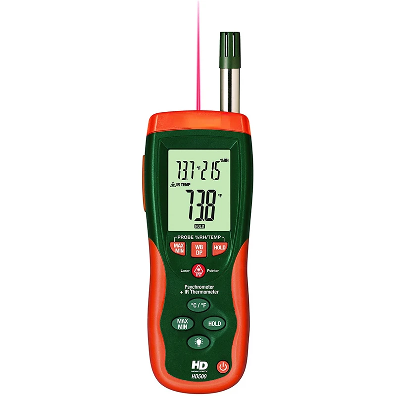 

HD500 - PSYCHROMETER with 30:1 Infrared Thermometer