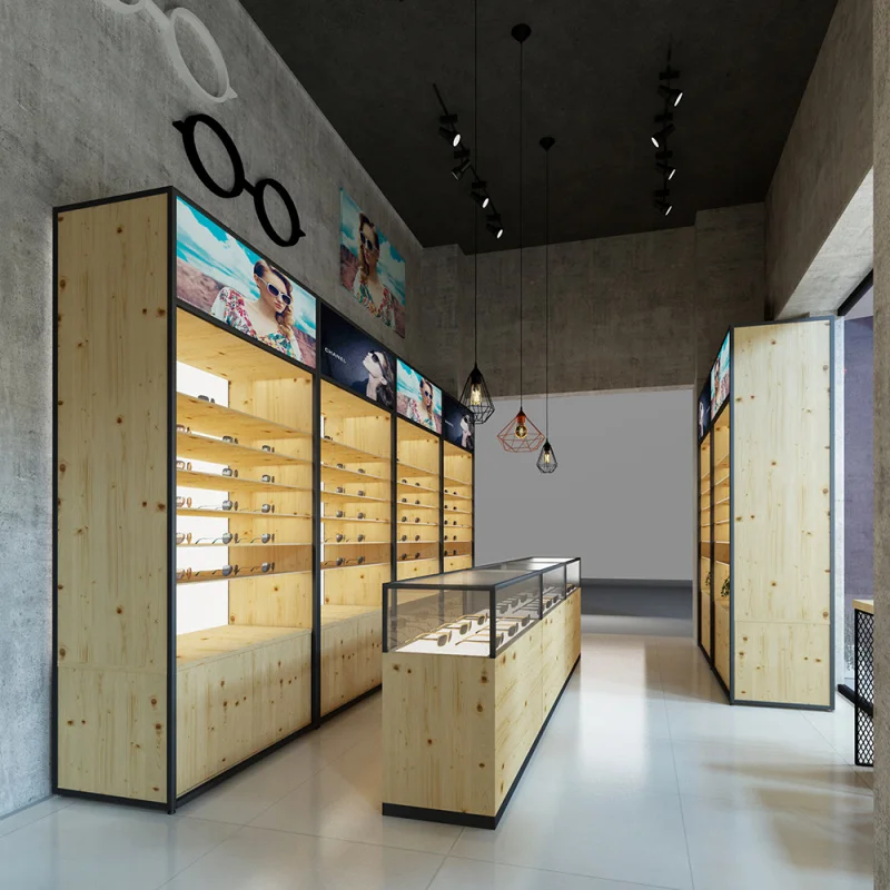 Под заказ. Новый дизайнерский стеллаж из искусственного дуба для магазина