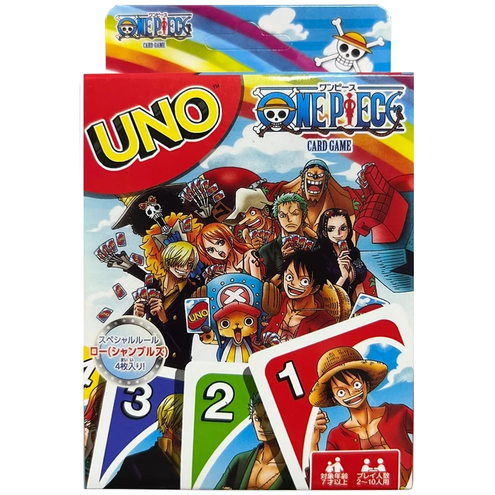 Аниме UNO Games One Piece карточная игра семейная смешная искусственная без милосердия