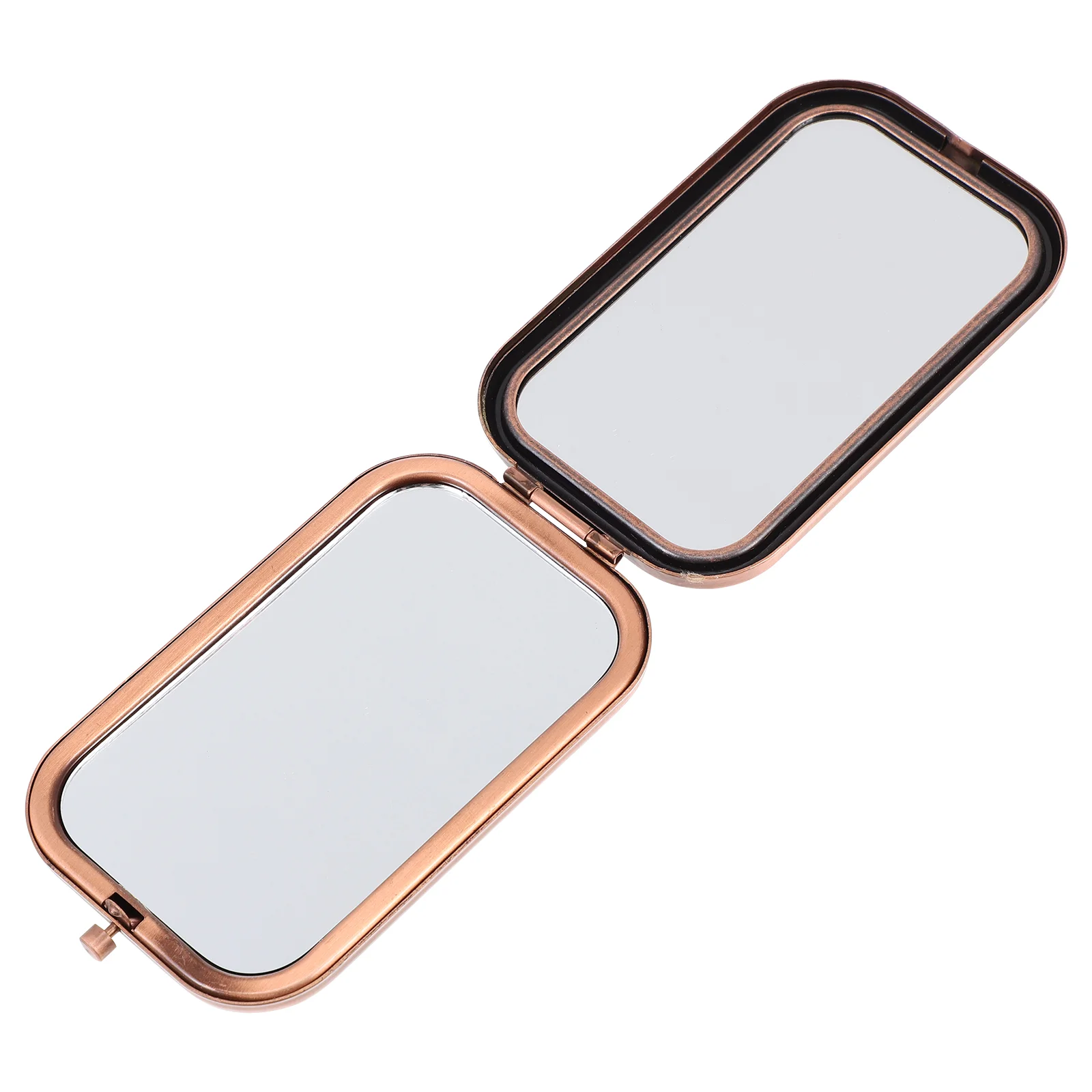 

Mirror Folding Travel Sideddouble Outdoor Vanity Compact Portable Makeup Mini Handbag Dualstanding Desk Pursepocket