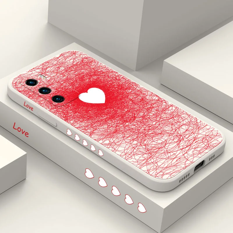 

Draw A Heart Phone Case For Huawei P40 P50 P30 P20 Pro Lite Nova 5t Y7A Mate 50 50E 40 30 20 Pro Lite Cover