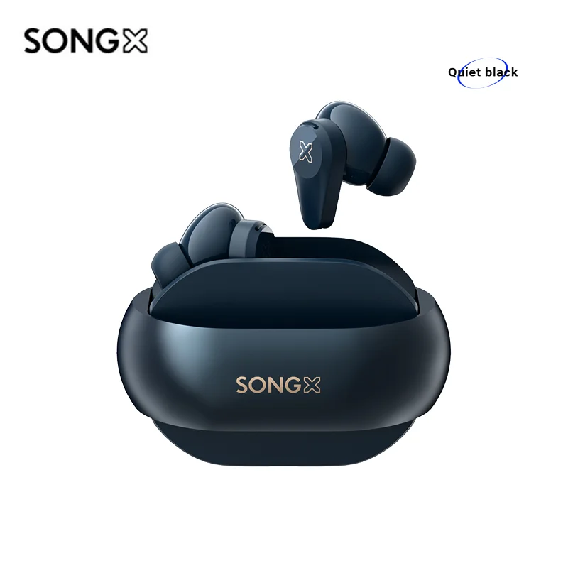 

SONGX12 Wireless Bluetooth Headset ANC Active Noise Reduction 5.2 HIFI Headphones IPX4 Waterproof Music Game Mobile Universal