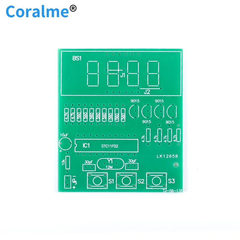 2 шт. 4-значные цифровые электронные часы набор для производства электронных
