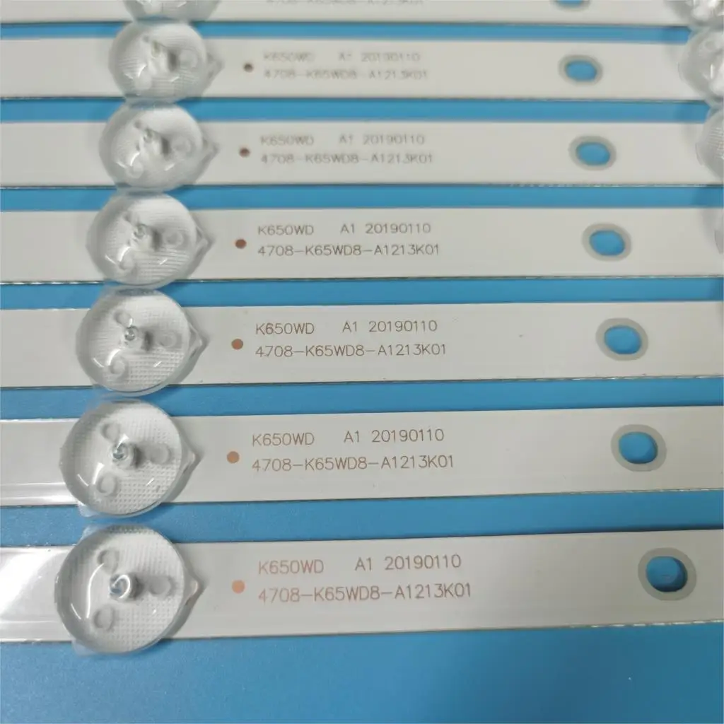 Светодиодная лента подсветки для 65L621U Rev.A 4708 K65WDR A1213K01 4708-K65WDR-A1213K01 A1 65PUF6051/T3 65L350U