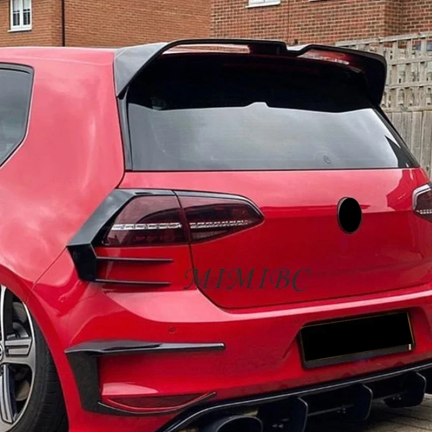 Фото Спойлер на крышу в стиле Oettinger 2013-2020 для Volkswagen Golf MK7 7.5 GTI R GTD, ABS, задний спойлер, аэродинамический элемент для Golf 7 №1