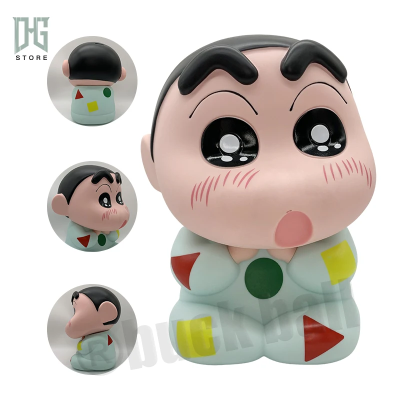 

Копилка Crayon Shinchan, Большая фигурка, периферийная серия, модель автомобиля, орнамент, кукла, коллекция, украшения, аниме ограниченный день рождения