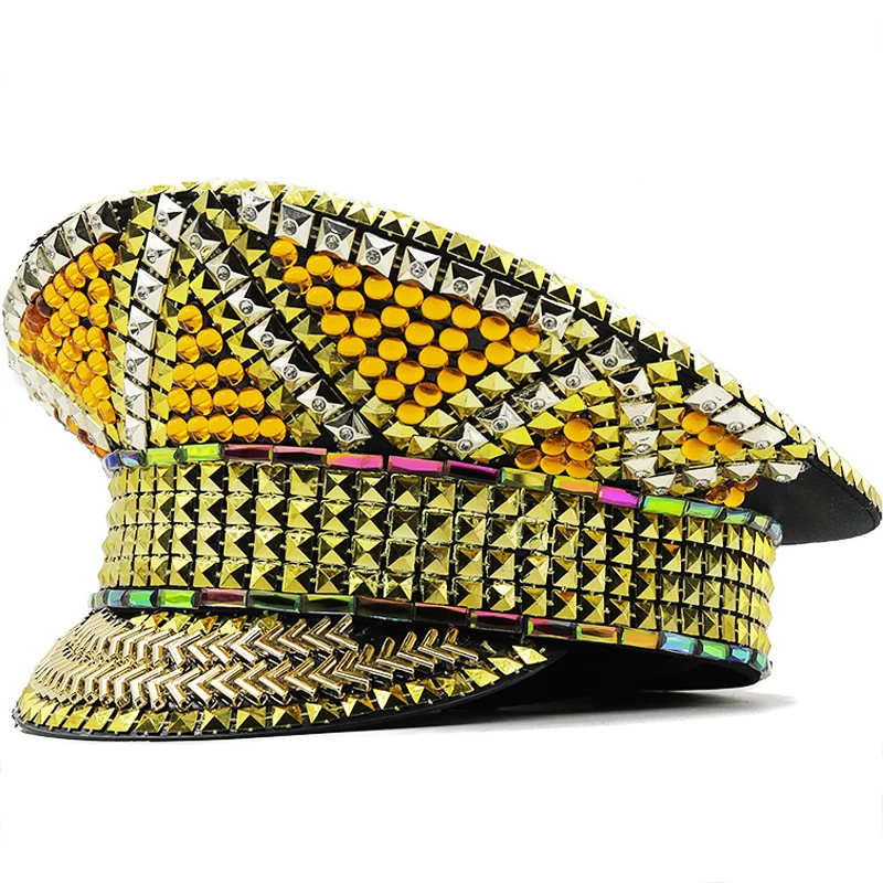 Women Gold Sequin Burning Bride 