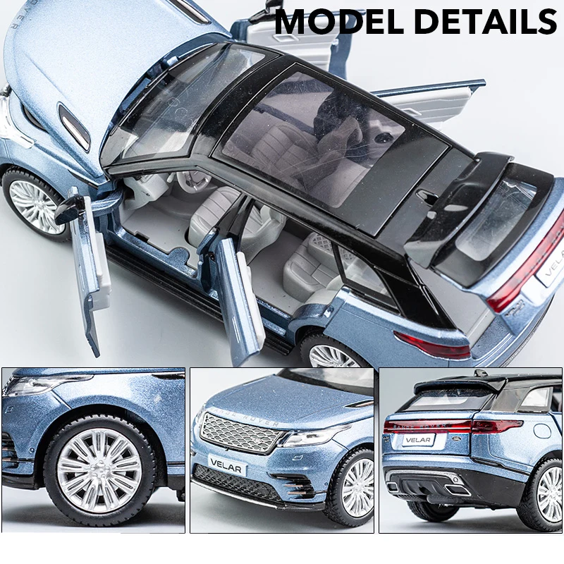 1:32 Land Range Rover Velar модель автомобиля из сплава литая и Игрушечная с высокой