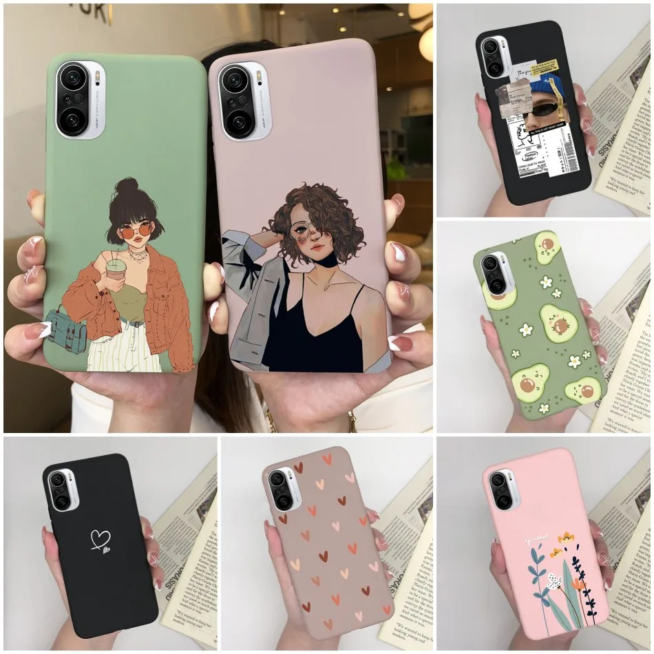 Чехол для Redmi K40, противоударный мягкий Силиконовый ТПУ чехол-накладка для Xiaomi Redmi K40 Pro 40Pro Redmi K 40, чехлы для телефонов с милым мультяшным рисунком