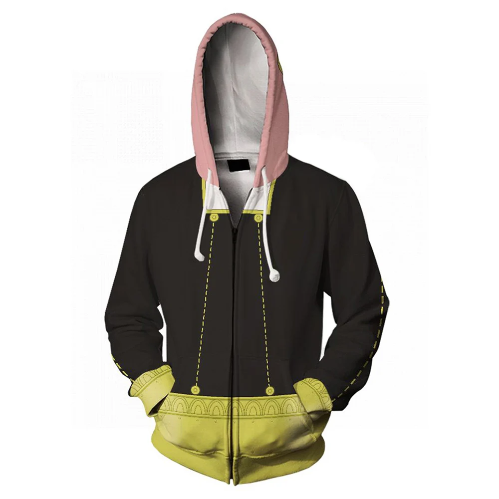 

SPY×FAMILY Cosplay Hoodie 3D Printed Hooded Sweatshirt Men Women Casual Streetwear Pullover Zip Up Jacket Coat